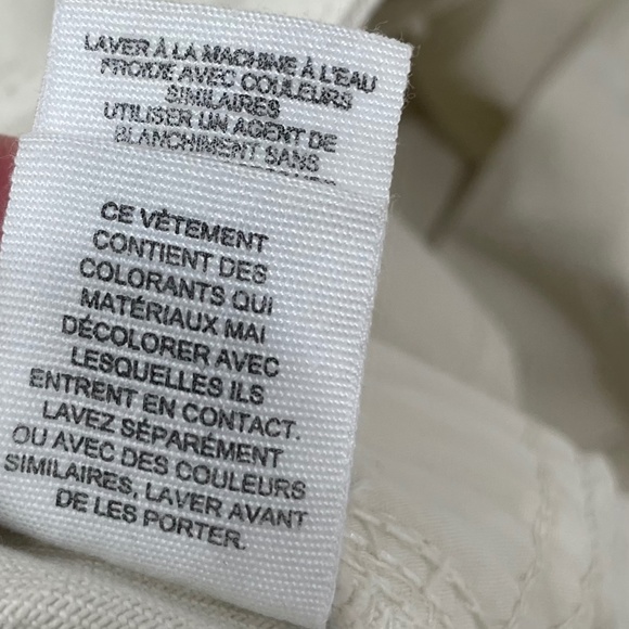 WE THE FREE {M/30} Jean Skirt Miniskirt Cream Button Fly Distressed Fray… - Picture 5 of 6